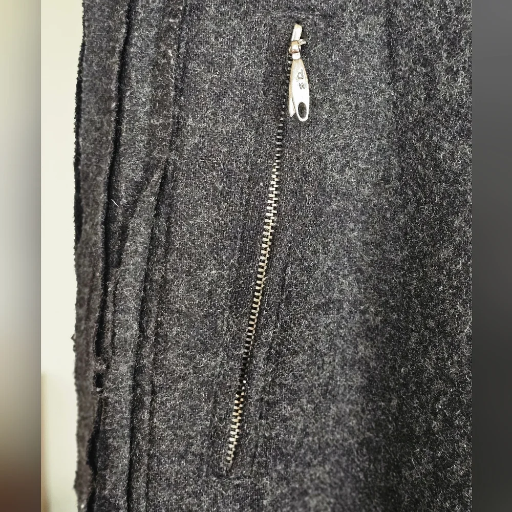 Dexter Wong Vintage 90s Men's Gray Wool Trousers